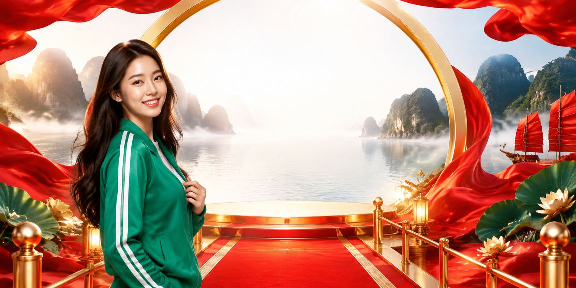 Thành viên VIP p2s theo dõi kết quả cá cược tại vịnh Hạ Long với trang phục áo dài