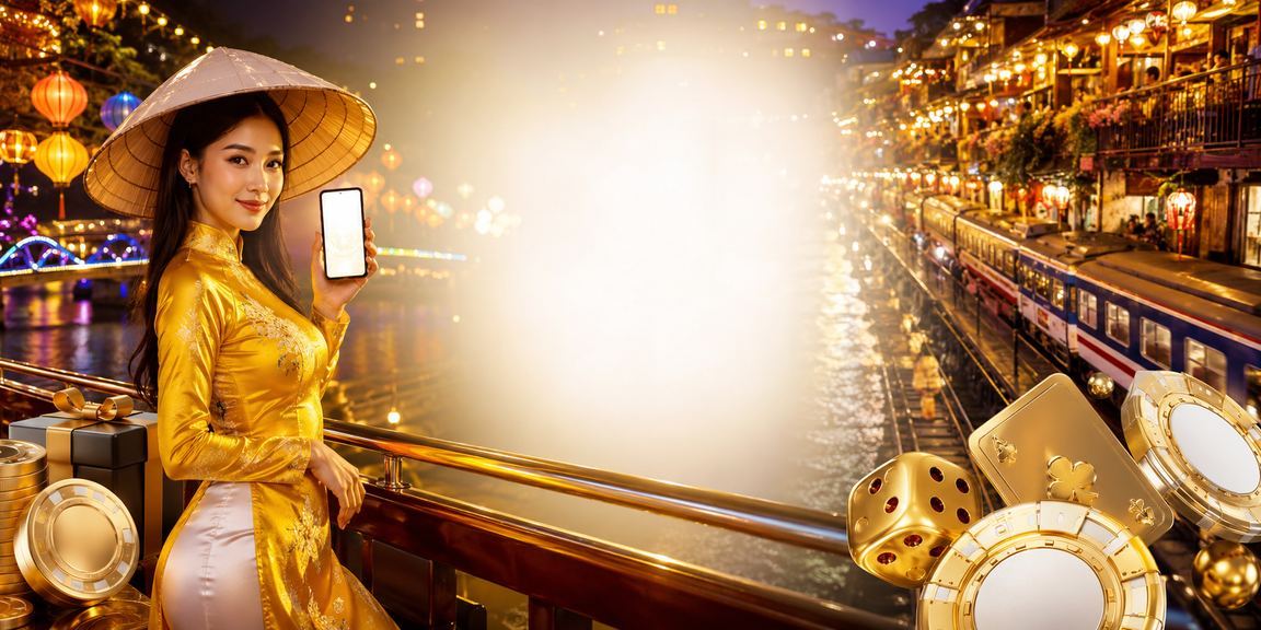 Người dùng tại Hà Nội mặc áo dài sử dụng điện thoại chơi casino trực tuyến